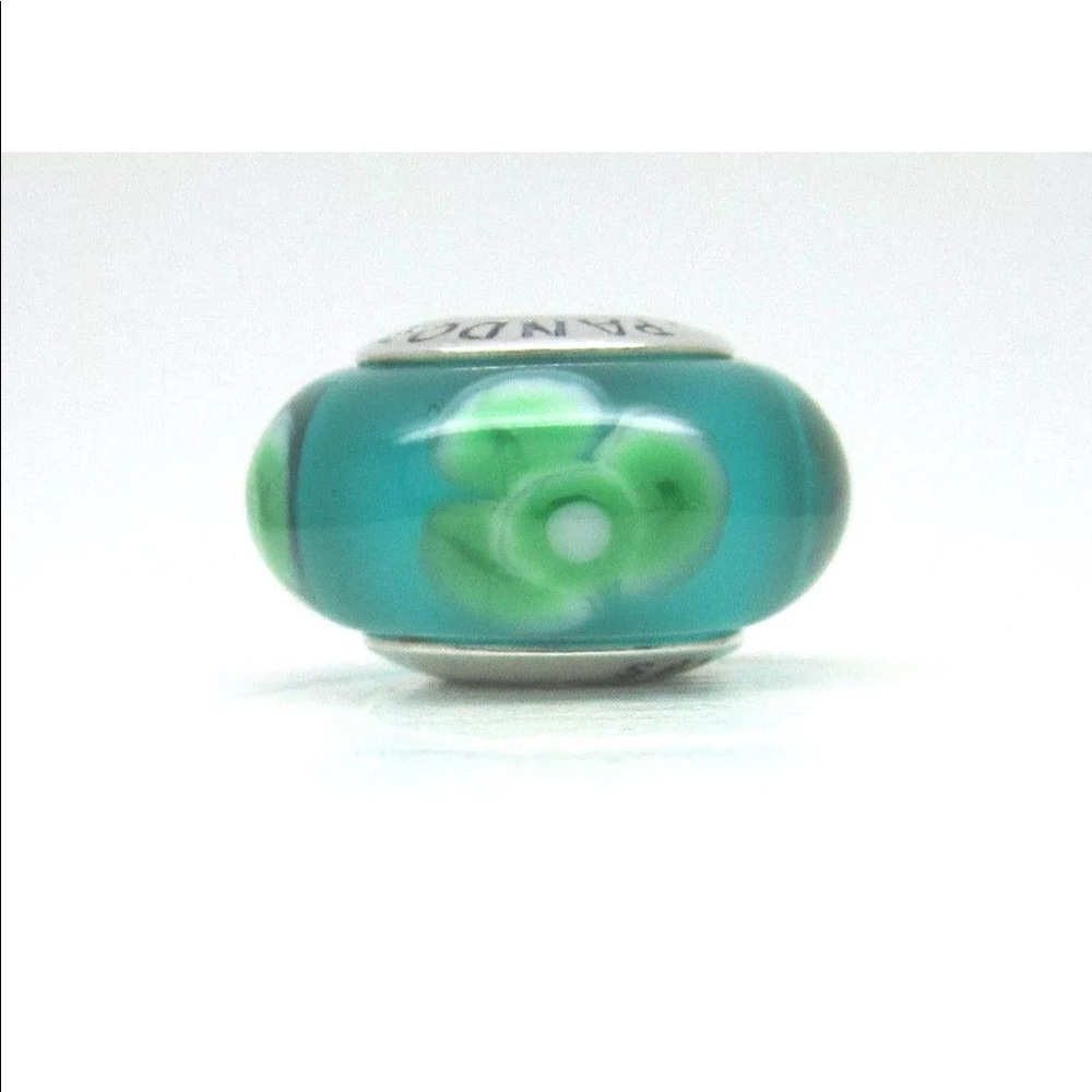 Pandora Flower for you murano glass bead charm